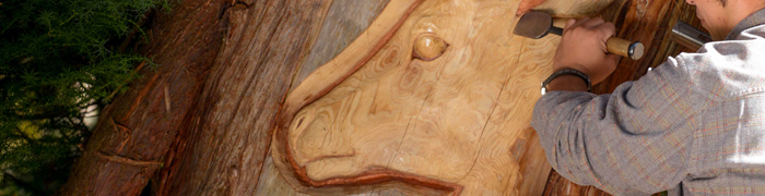 Life wood carving project